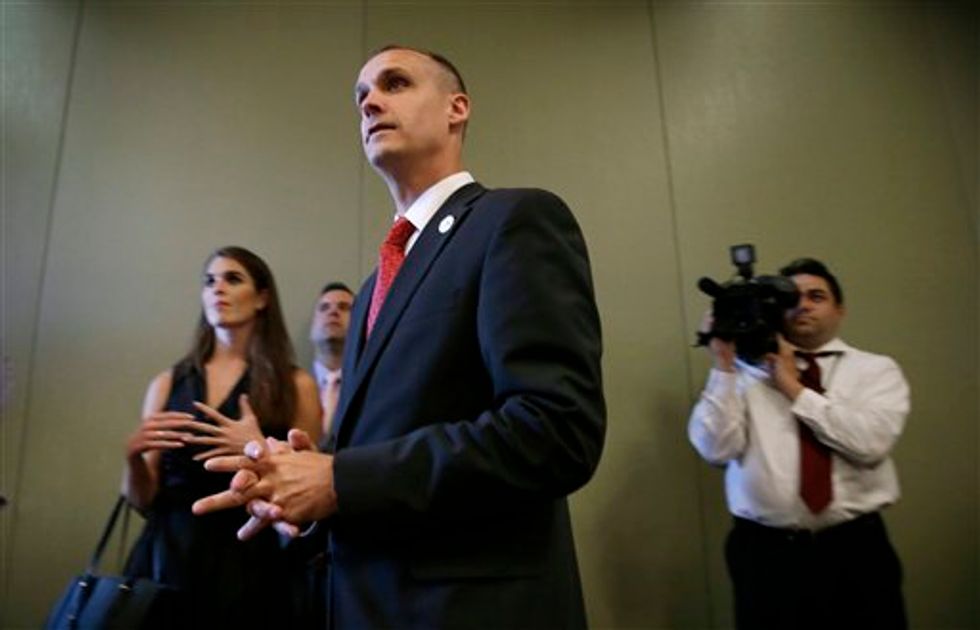  ‘Arrest Report’ Issued for Trump Campaign Manager Over Alleged Assault of Ex-Breitbart Reporter, New Surveillance Video Released