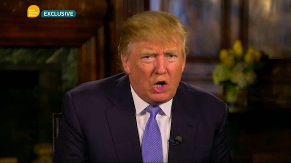 Trump Tells Piers Morgan: Muslims Are 'Protecting Each Other' and 'Not Reporting' Suspicious Activity