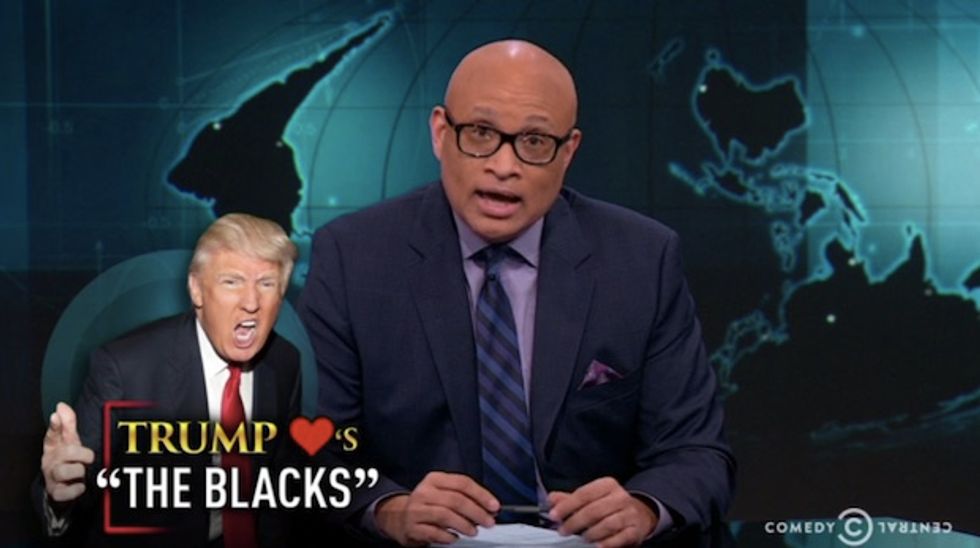 Comedy Central Host Assembled Panel of Black Voters Supporting Trump to Ask Them 'Why?