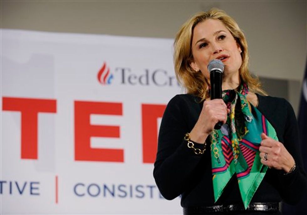 Heidi Cruz Gives Rare Solo Presser After Trump Threatens to 'Spill the Beans' on Her