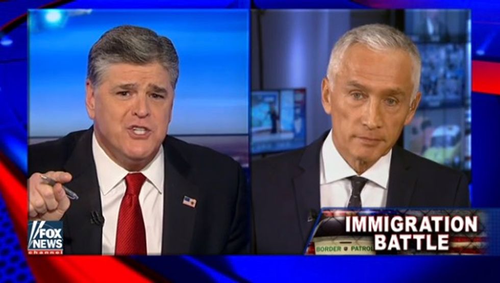 Hannity Interview With Jorge Ramos Devolves Into Shoutfest: 'I Don't Need Lectures From You, Jorge!