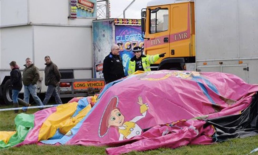Freak Gust of Wind' Fatally Carries Off a 7-Year-Old Girl in an Inflatable Bouncy Castle During Easter Festivities