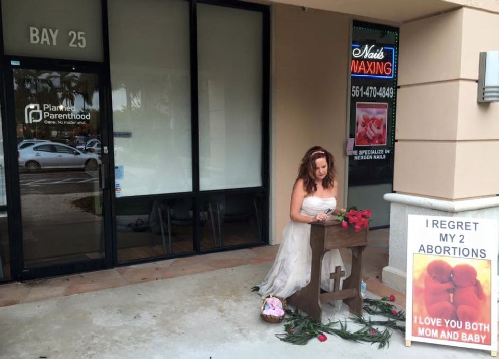 She's Kneeling in Front of an Abortion Clinic. Here's What This Ex-Planned Parenthood Volunteer Did Next.