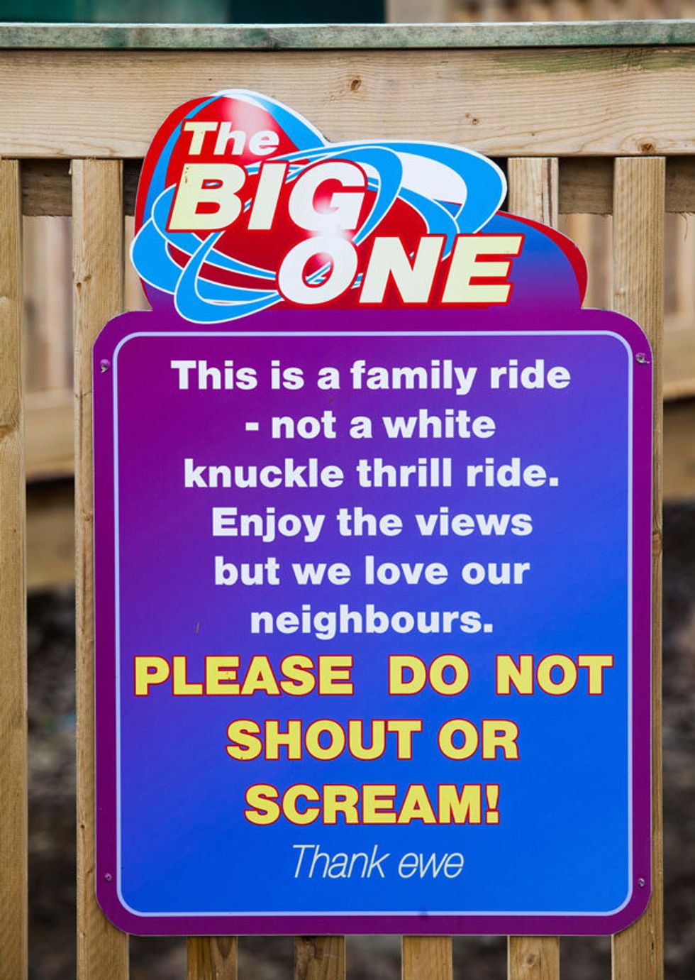 U.K. Amusement Park Tells Riders Not to 'Shout or Scream' on Newly-Opened Roller Coaster
