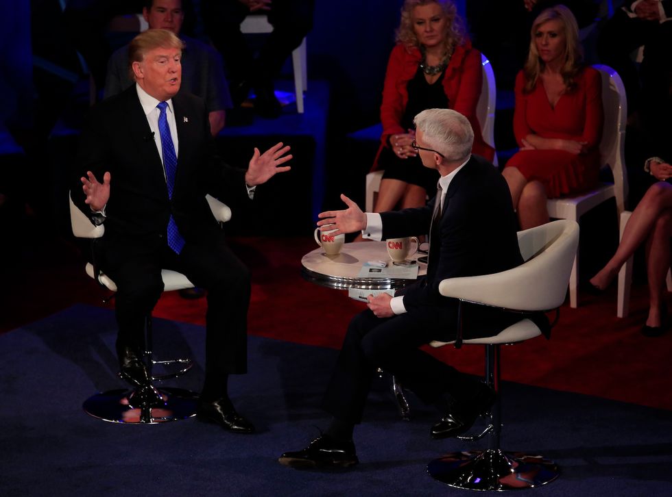 Anderson Cooper to Trump: Sir, You're Acting Like a 5-Year-Old