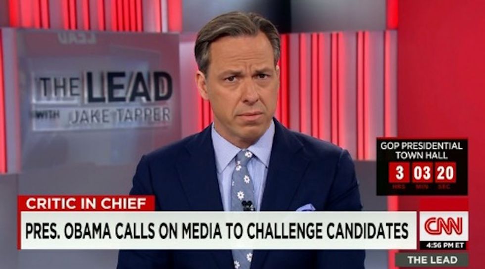 CNN Host Delivers Scathing Message to Obama After Journalism Speech: 'Mr. President, With All Due Respect