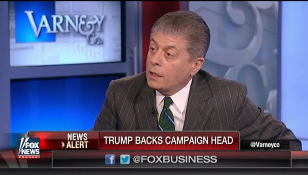 Judge Napolitano Offers His Thoughts on What the Courts Should do in Case of Ex-Breitbart Reporter