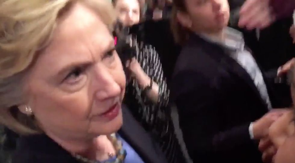 I Am Sick Of It!': Clinton Loses Patience With Activist When Questioned About Fossil Fuel Donations