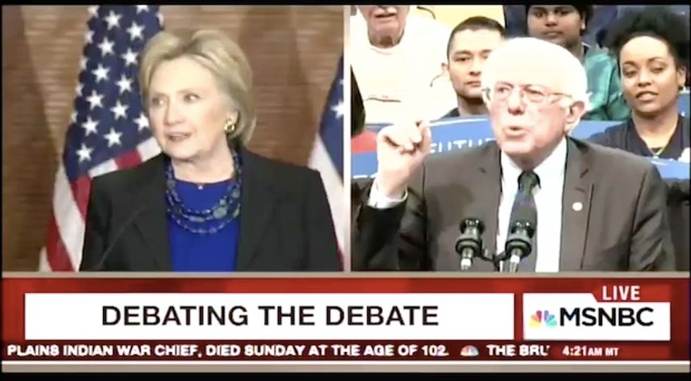 MSNBC Hosts Mock Clinton's Efforts to Make Sure 'Nobody Sees the Debate