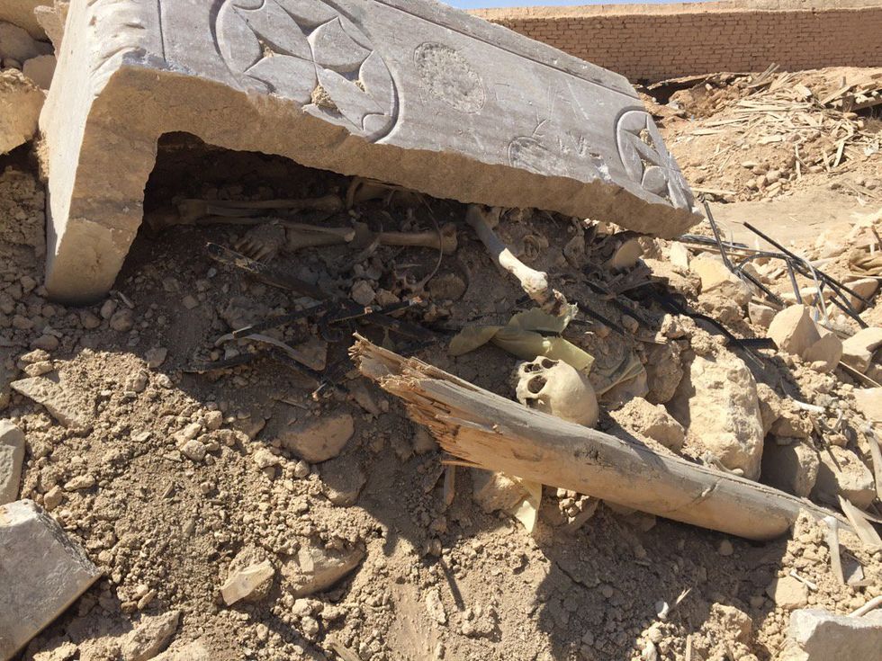 Bones of Christian Saint Discovered After Islamic State Destroys Syrian Monastery