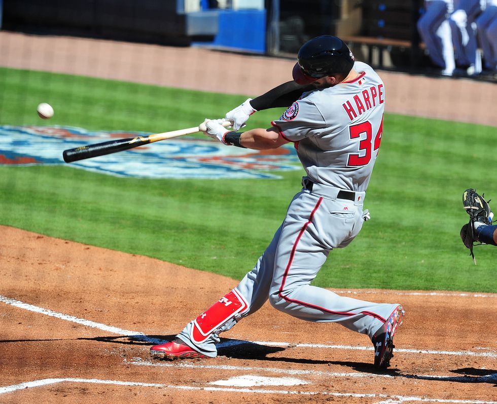 Bryce Harper Wears Hat on Opening Day With Conspicuous Four-Word Slogan on It