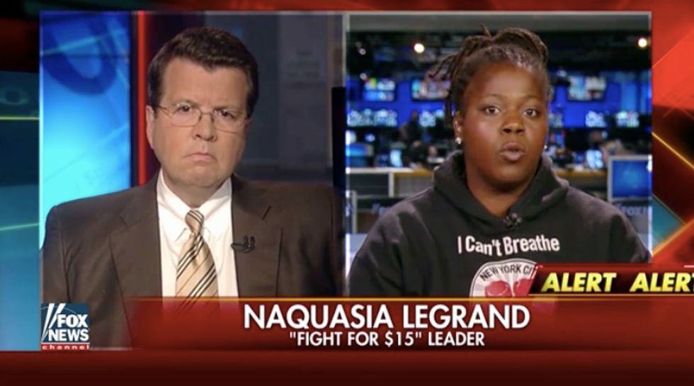 Pay Attention to Activist's Reaction When Neil Cavuto Tells Her Major Minimum Wage Hike Could Land Her ‘Colleagues’ on the ‘Unemployment Line’