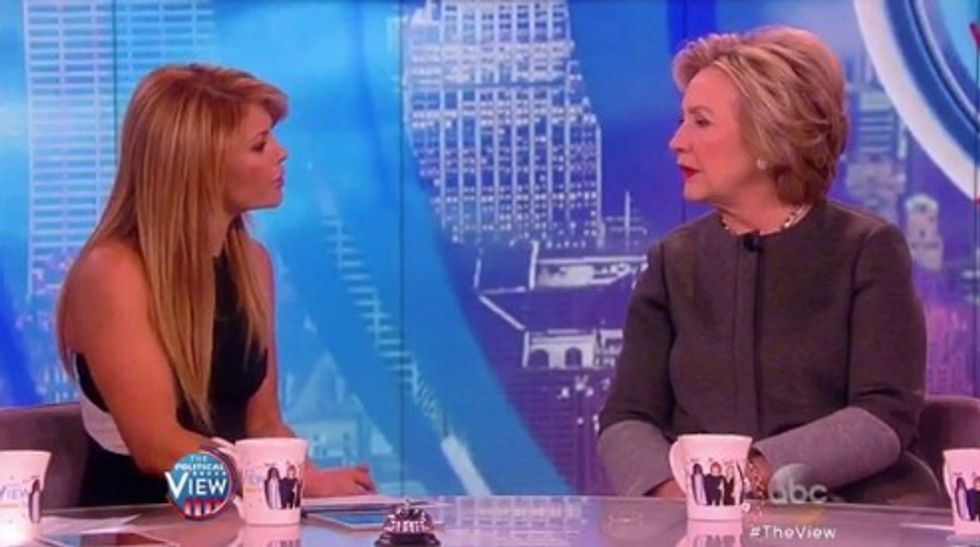 Clinton on The View: ‘Of Course You Can Be a Feminist and Be Pro-Life’