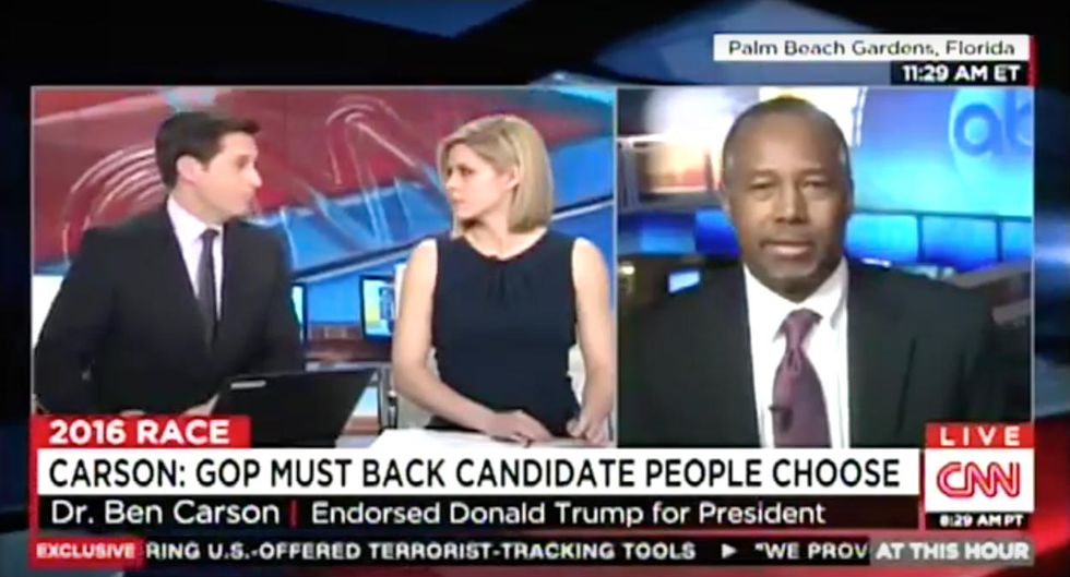 Ben Carson Literally Turns Heads With Response to Whether Trump Campaign Manager Should Keep His Job After Misdemeanor Charge in Florida