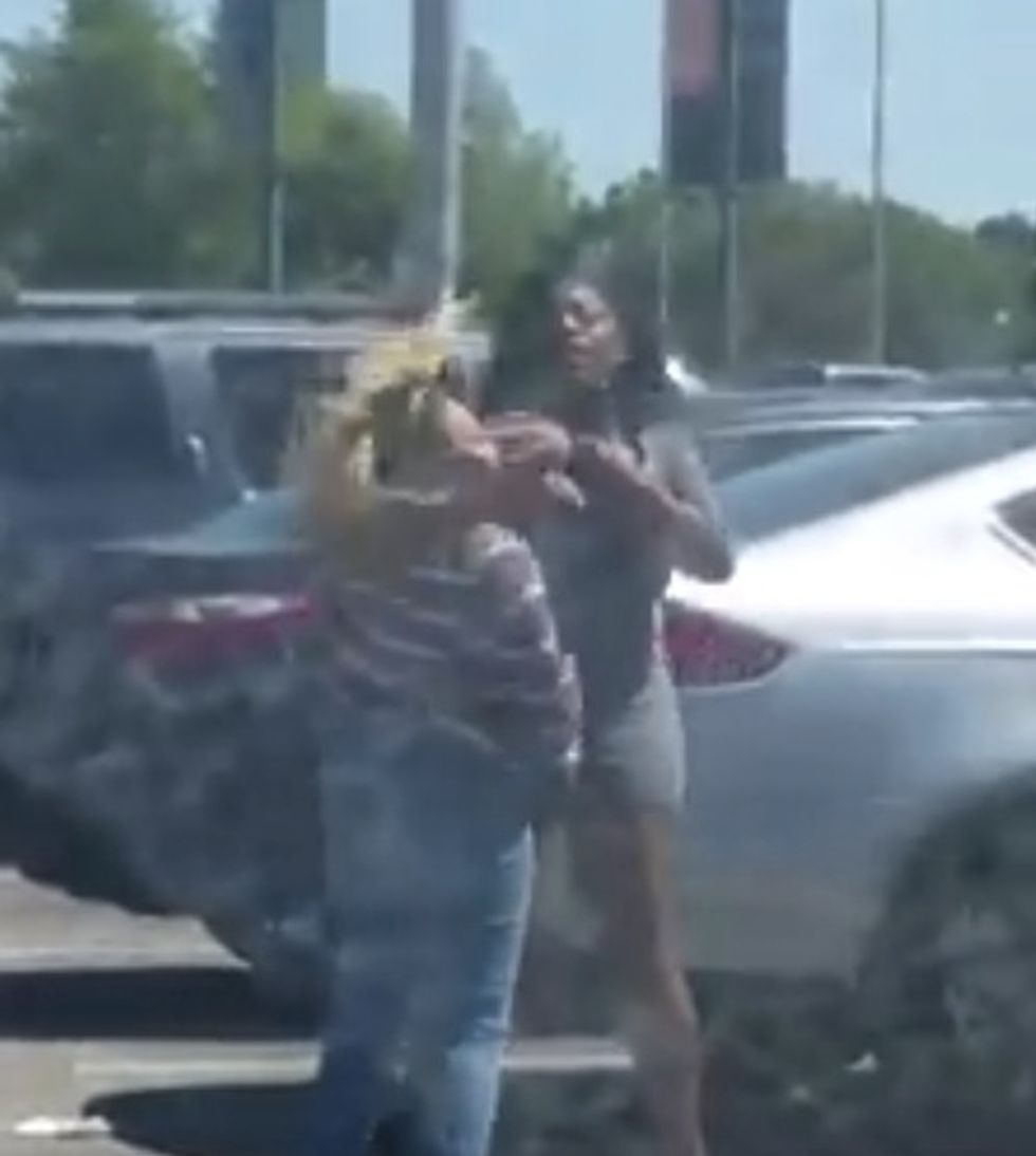 Women Caught on Video Brawling Over a Parking Spot — But Where It All Goes Down Is Even Better