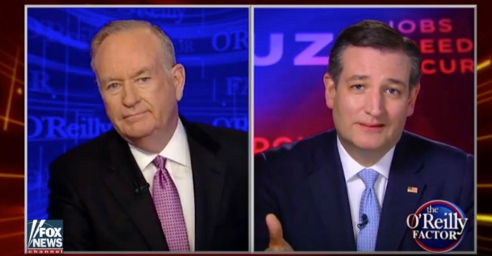 Cruz Calls Out O'Reilly: You Defend Trump A Lot