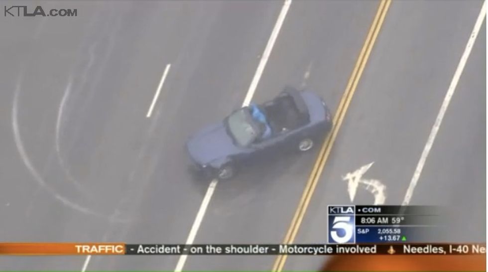 Pentagon: Suspected Burglar and Driver in Epic L.A. Police Chase is Former Marine