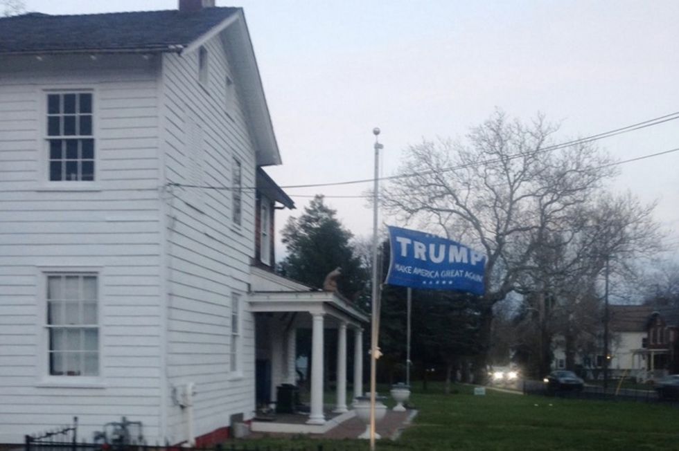 N.J. Man Risks $2,000 Fine and Jail Time to Fly Donald Trump Campaign Flags on His Property
