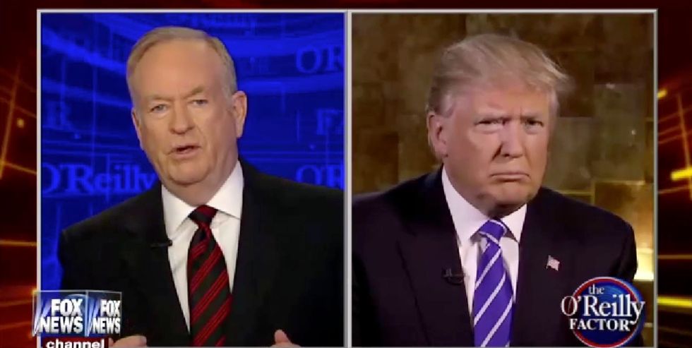O'Reilly Bluntly Presses Trump on How He’ll Get Jobs for 'Ill-Educated' Black People — See How the GOP Front-Runner Responds