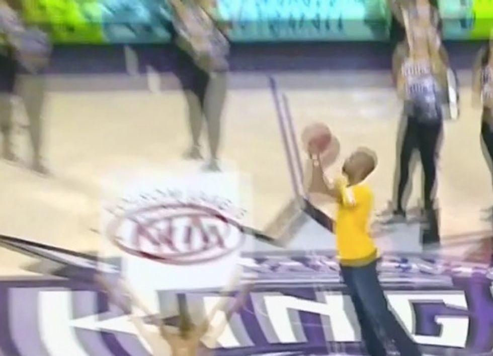 Pastor Sunk Stunning Half-Court Basketball Shot. But It's What He's Doing With His Prize That's Capturing the Most Attention.