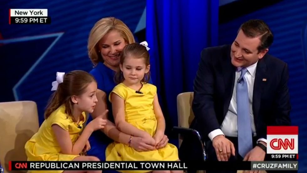 Ted Cruz Daughters Steal the Show at CNN Town Hall With This Moment