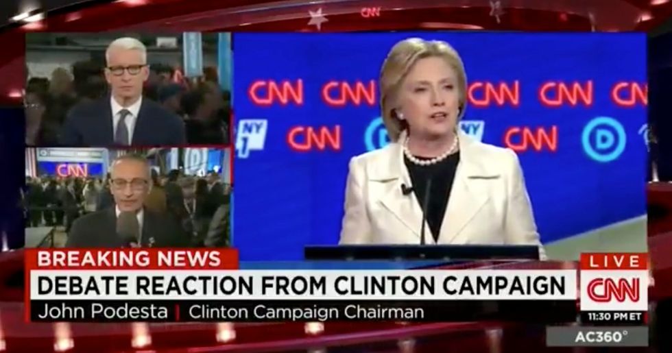Watch Clinton Campaign Chairman's Reaction When CNN Anchor Suggests There Must Be Something 'Embarrassing' in Wall Street Transcripts