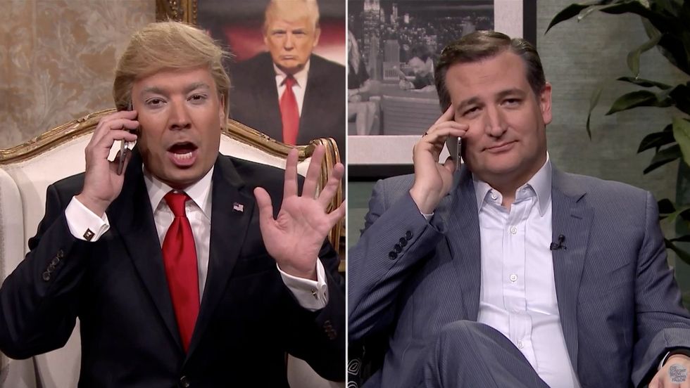Law Spelled Backward Is Wall': Cruz Takes Advice From 'Trump' on 'The Tonight Show