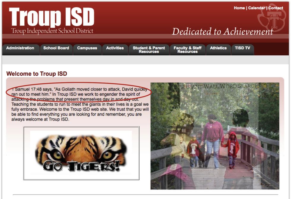 Atheists Successfully Demand Bible Verse's Removal From Public School Website — but Here's How Parents Are Reacting