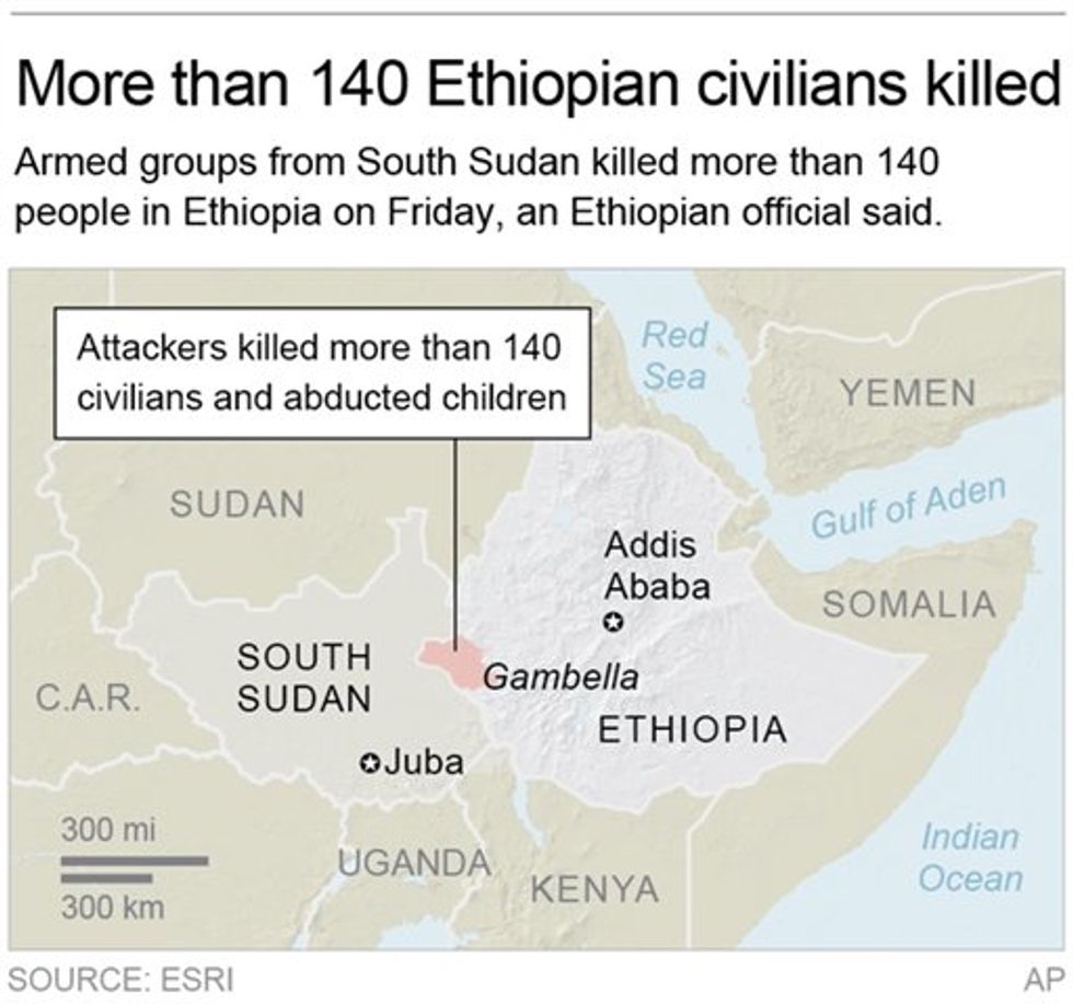 Armed Group Kills More Than 140 Near South Sudan 
