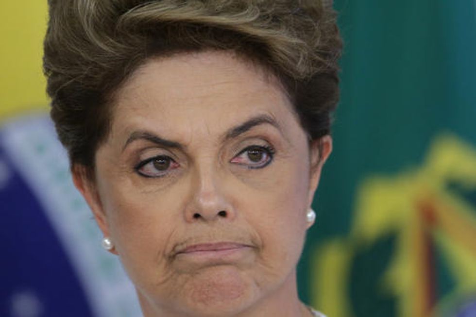 Brazil's Lower House Votes to Impeach President Dilma Rousseff