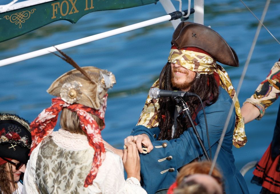 The World's First-Ever 'Pastafarian' Wedding Is Unlike Any Nuptial You've Seen Before: 'The Flying Spaghetti Monster Created the World...