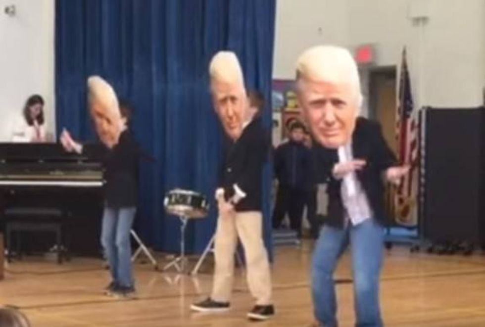 Dancing Donald Trumps' Barred From Participating in Massachusetts Elementary School Talent Show