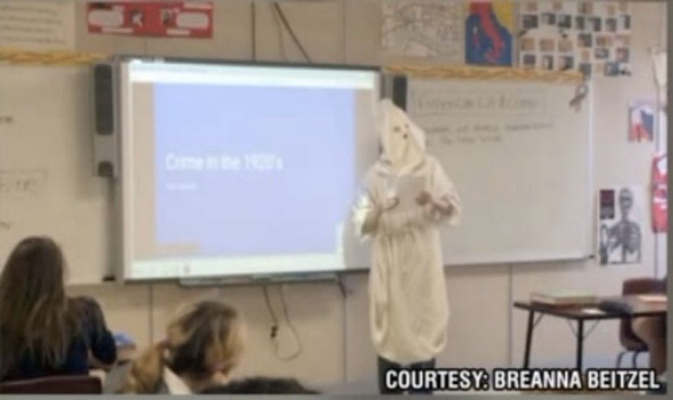 Photo of Student Wearing KKK Costume for Class Presentation Goes Viral, Sparks Debate Among Peers