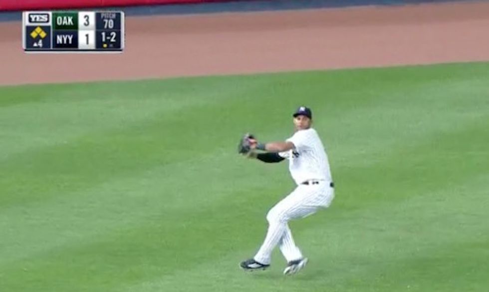 Outfielder Breaks MLB Statcast Record With This 105.5 MPH Laser Throw to Nail Runner at Home Plate