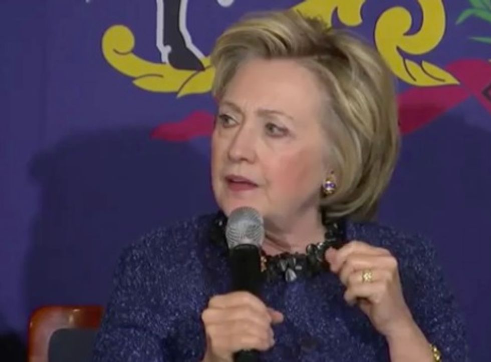 Clinton: In America, ‘We Have Just Too Many Guns’ 