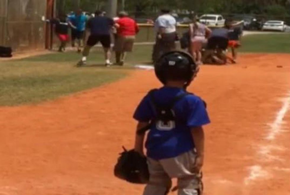 Little Leaguers Watch in Repulsion as Parents Duke It Out on Third Base Line, Have to Be Separated