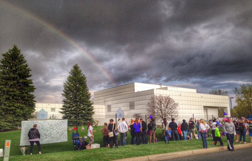 Purple Rain? Rainbow Glows Over Prince's Estate