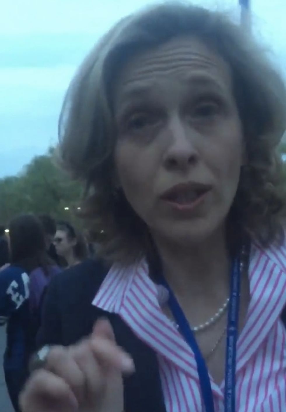 ‘We’re Providing...a Safe Space’: College Official Tells Journalist She’s Calling Cops on Film Crew During Student Protest Against Conservative Speaker