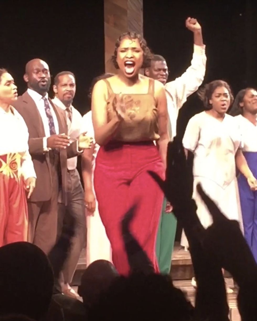 American Idol' Alum Jennifer Hudson and Broadway Cast of 'The Color Purple' Bring Crowd to Fever Pitch With Gospel-Tinged Version of Iconic Prince Song