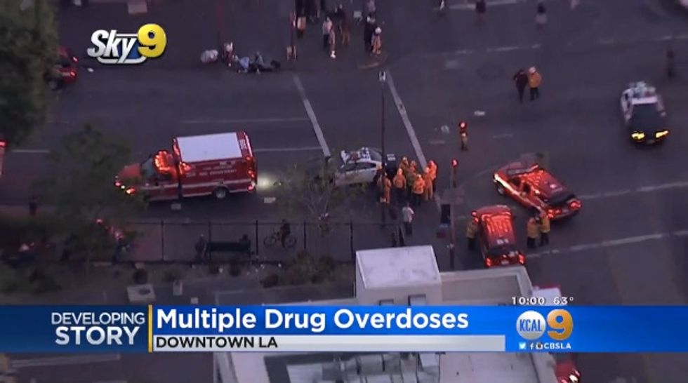 At Least Six Men Overdose Near L.A.'s Skid Row on Synthetic Drug Some Are Calling an 'Epidemic