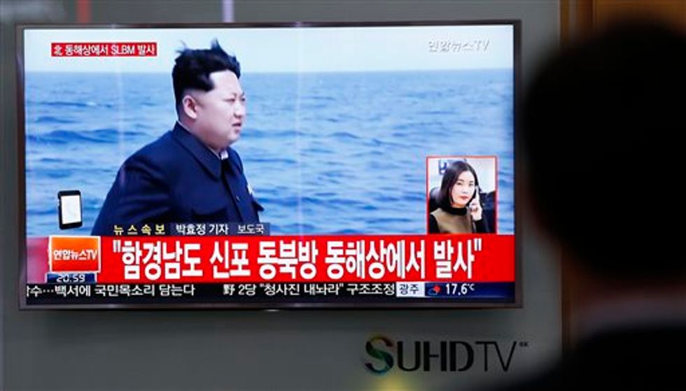 Seoul: N. Korea Appears to Fire Submarine-Launched Missile