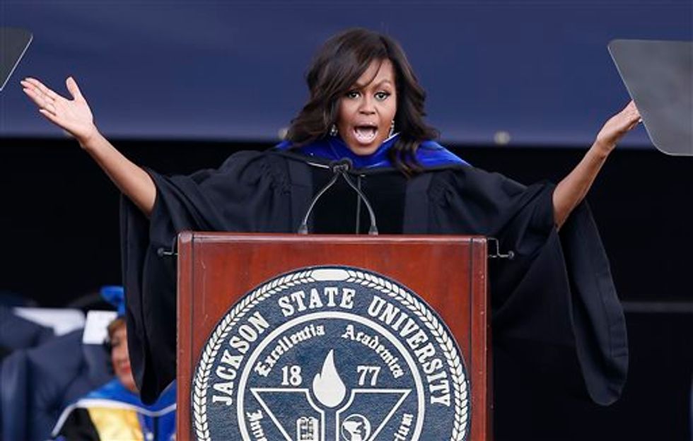 Michelle Obama Criticizes Mississippi 'Religious Freedom' Bill in Commencement Speech