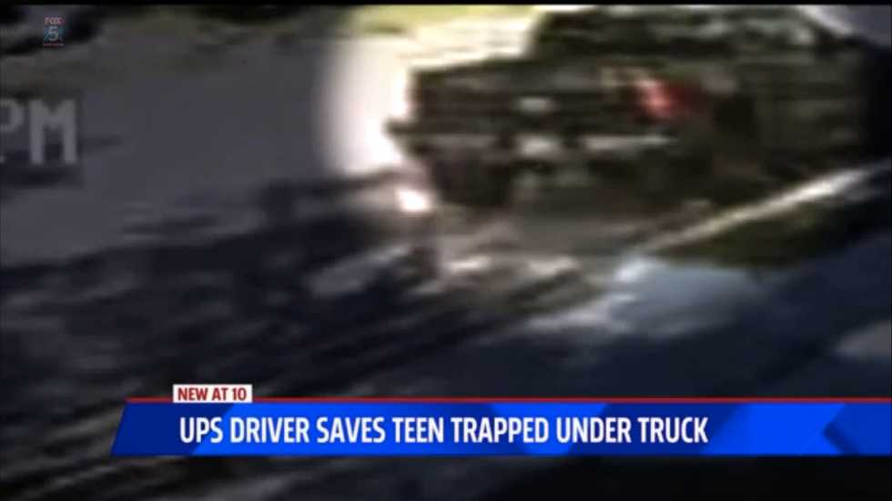 'I'm the Luckiest Man Alive': Truck Drops on Teen's Head — UPS Driver, Neighbor Rush to Rescue Him