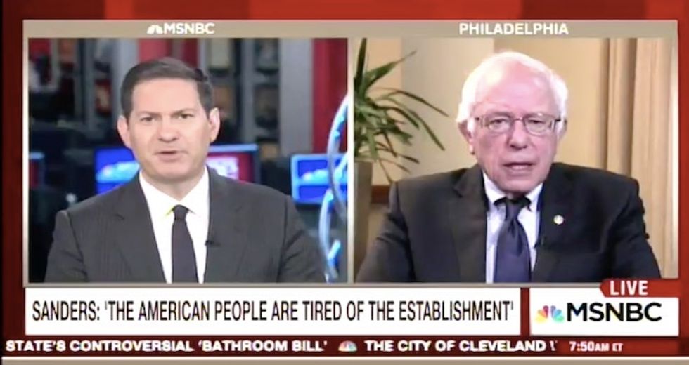 Sanders Says He Won't Name Potential Female Running Mates...Then Mentions This Person