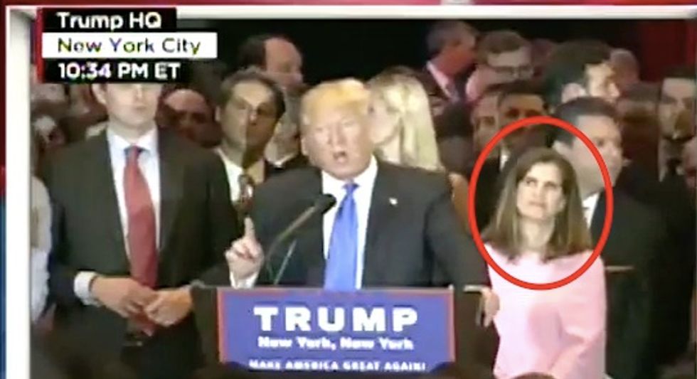 Watch Chris Christie's Wife React to Trump Talking About Clinton and the 'Woman's Card