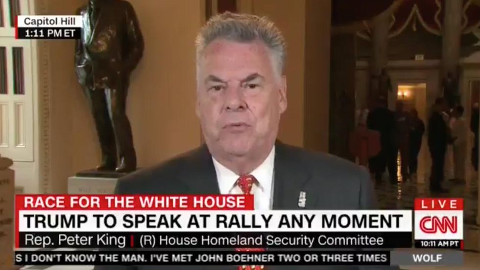 Rep. Peter King Says Comparing Cruz to Lucifer 'Maybe Gives Lucifer a Bad Name