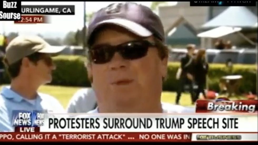  ‘Complete Chaos Broke Out’: Trump Supporter Recalls Being 'Punched, Beat Up' and 'Spit On' Outside California Rally