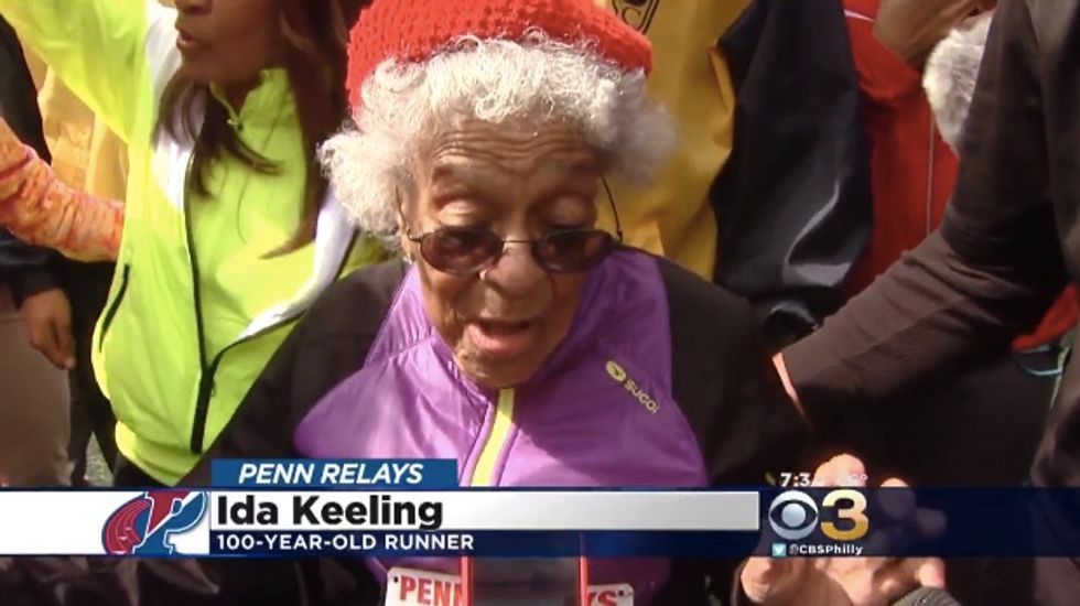 100-Year-Old Woman Breaks World Record at Penn Relays