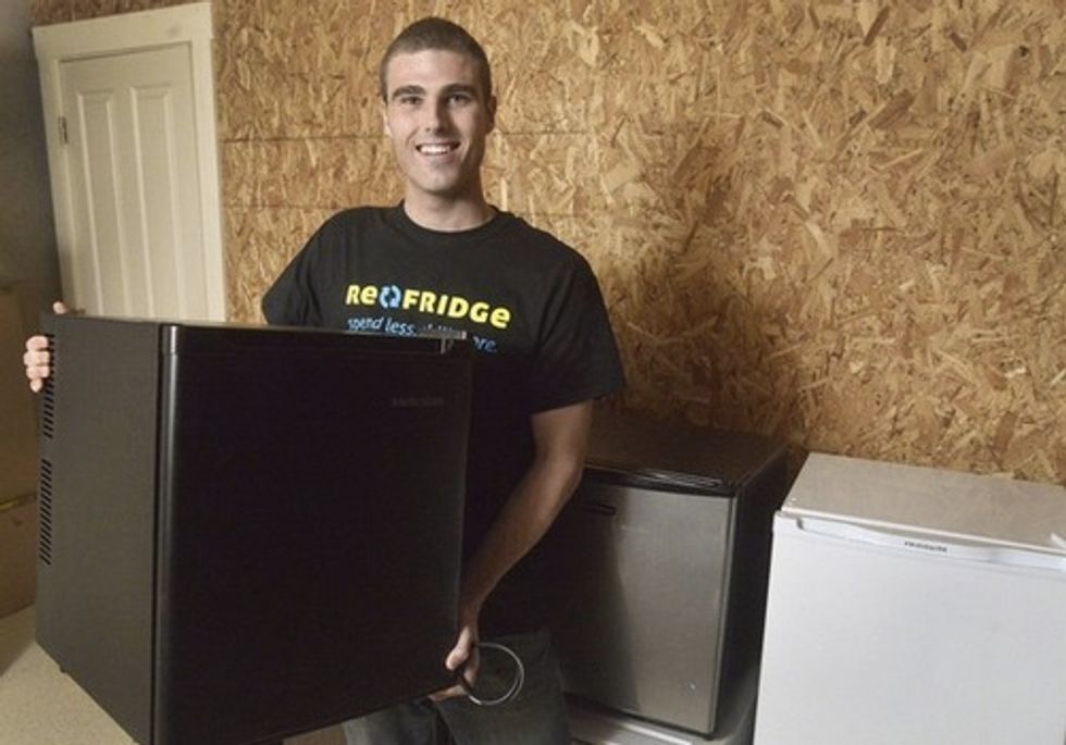 I Was Appalled By the Wastefulness': College Student Starts Business Recycling Dorm Fridges