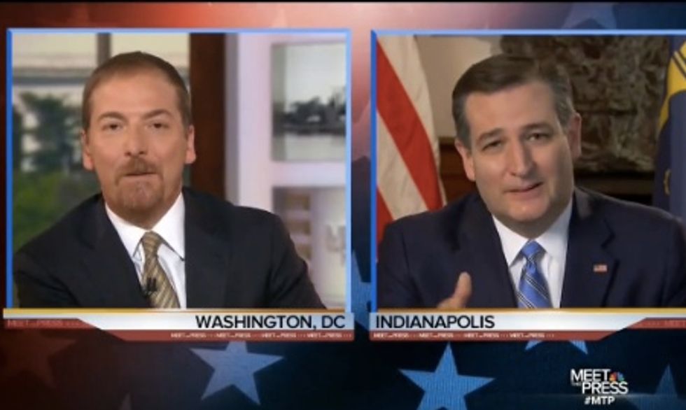 Republican Voters Are the Ones Rejecting You': Host Chuck Todd Presses Cruz to Answer Whether He Will Support a Trump Nomination